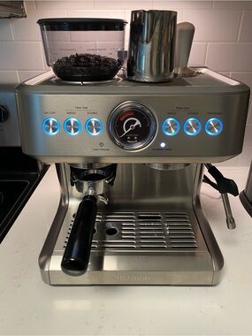 Chefman Suprema Espresso Machine - Silver Stainless Steel